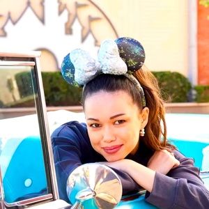 Disney Parks Walt’s Disneyland Minnie Mouse Ears 100th Anniversary New